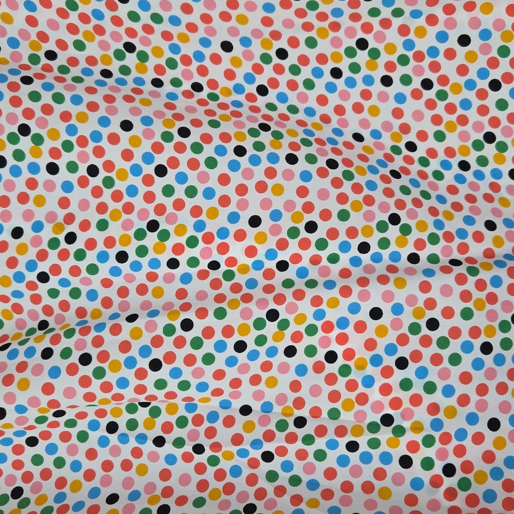 ANDREE BY UNIT Multicolor Polka Dot Top Size L - Picture 2 of 7